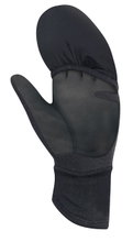 Chiba Fahrrad Winter-Handschuhe Polarfleece Titan schwarz